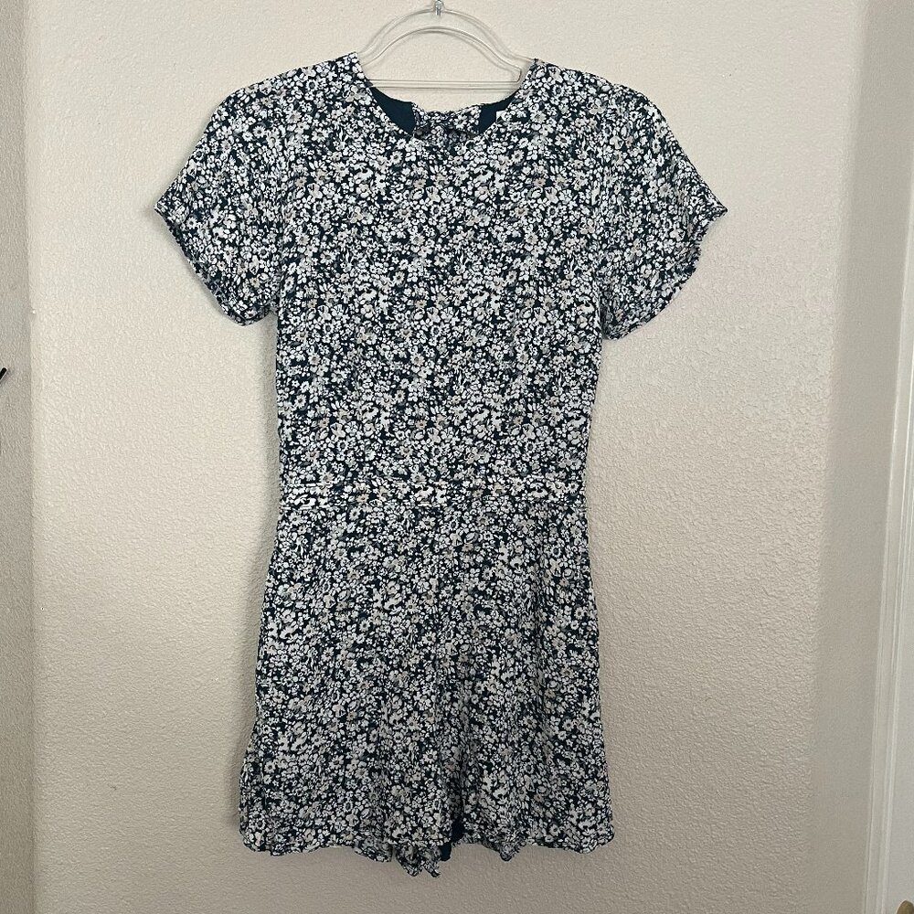 Abercrombie & Fitch Women's Ditsy Flower Romper with Pockets Size XS